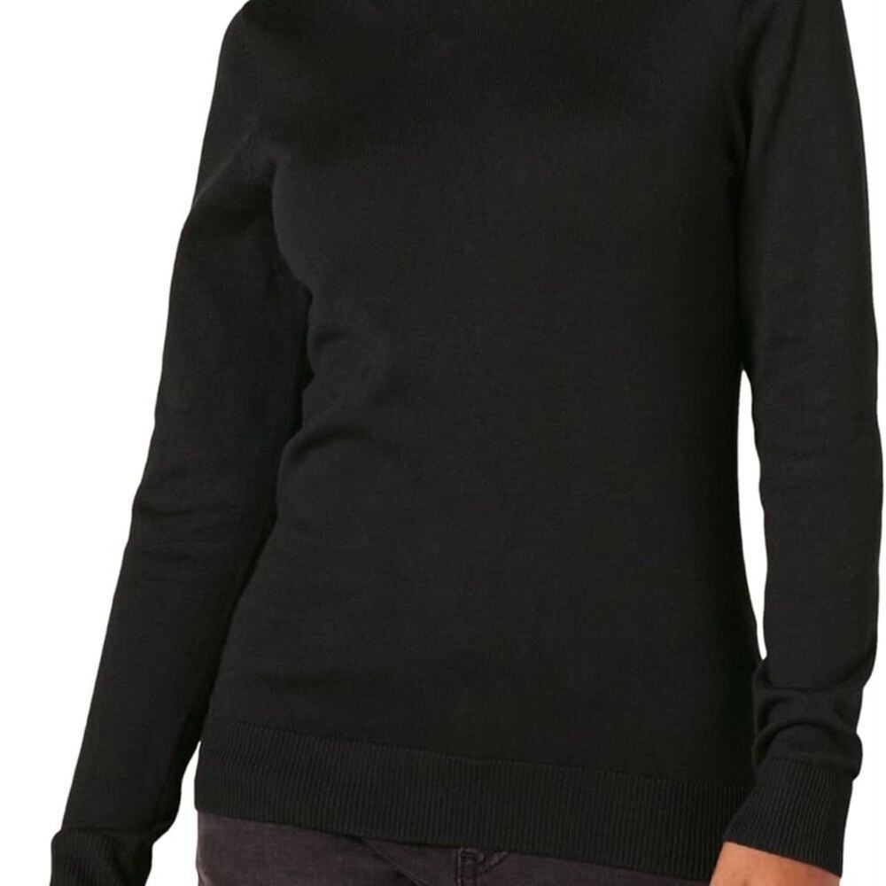 Amazon Essentials Turtleneck Sweater Size L Black (974)